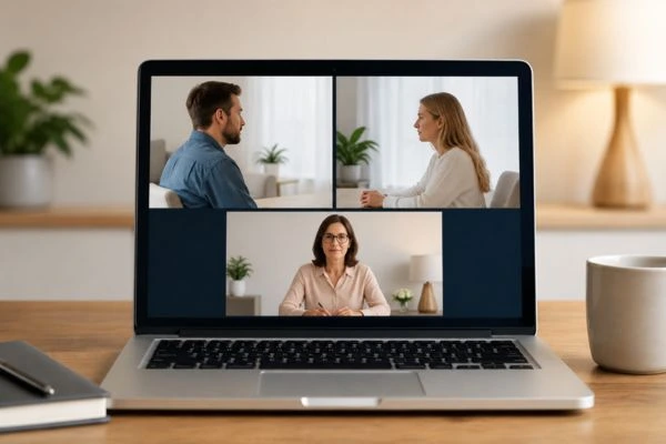 Image of online shuttle mediation Cornwall