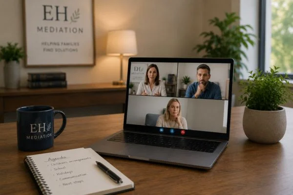 child access mediation Cornwall online meeting.